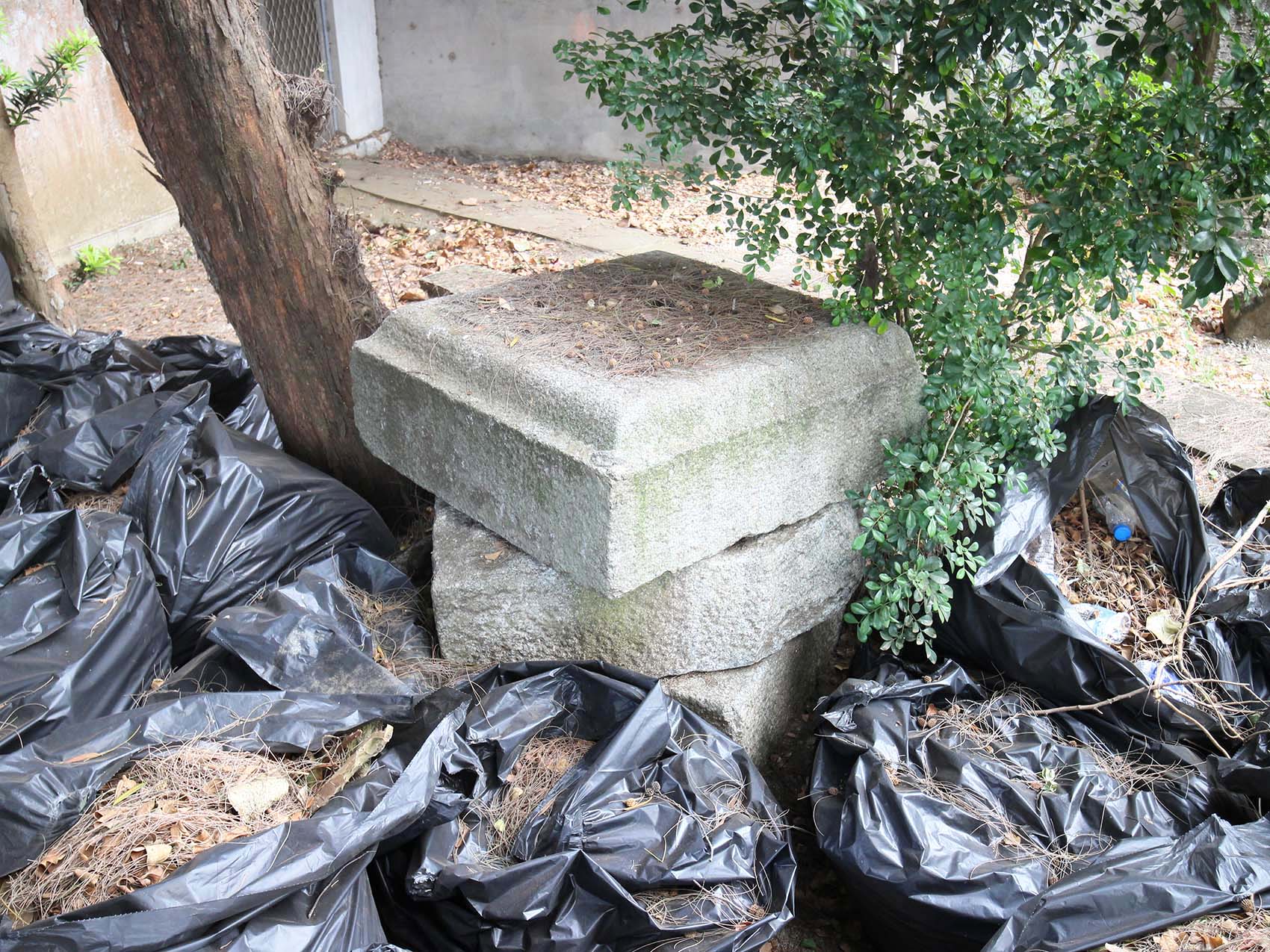 二呆藝館前石燈籠馬公市中華路230號