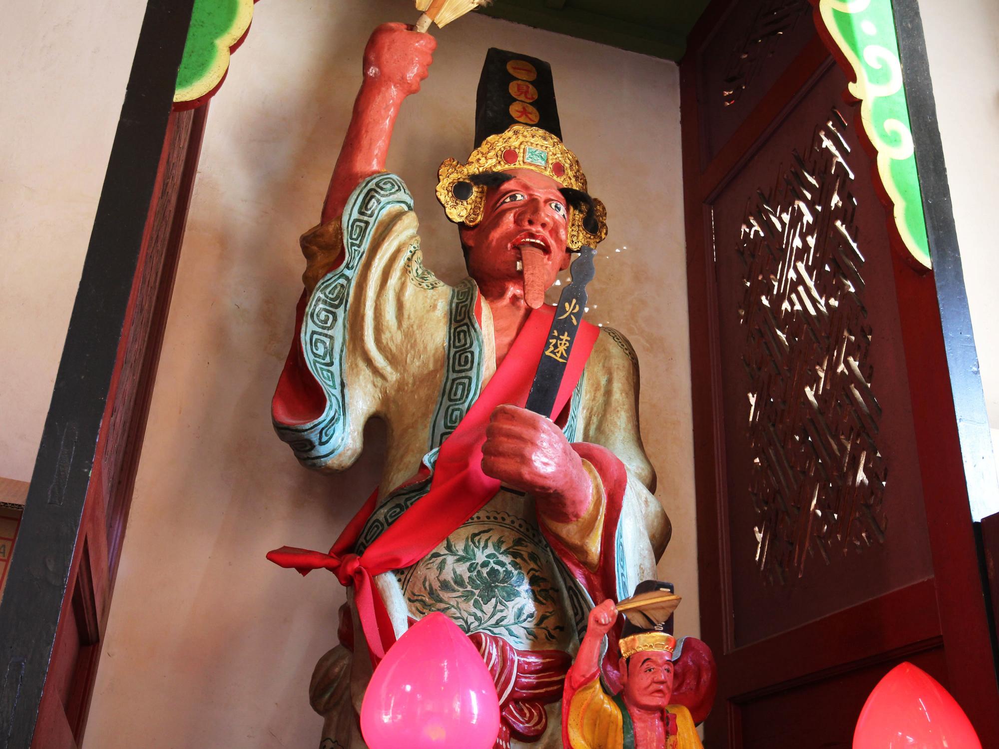 2021文澳城隍廟記錄泥塑七爺及八爺像