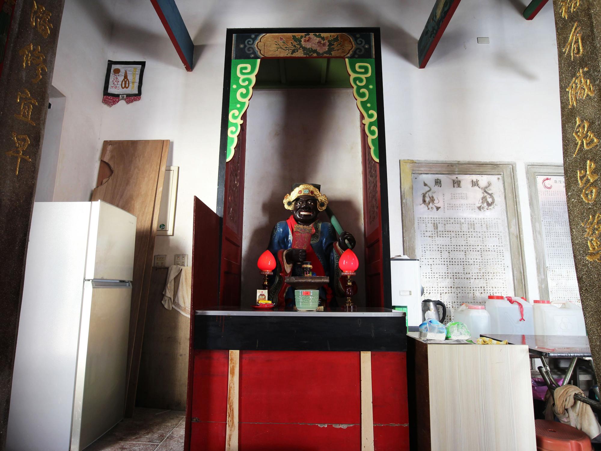 2021文澳城隍廟記錄泥塑七爺及八爺像