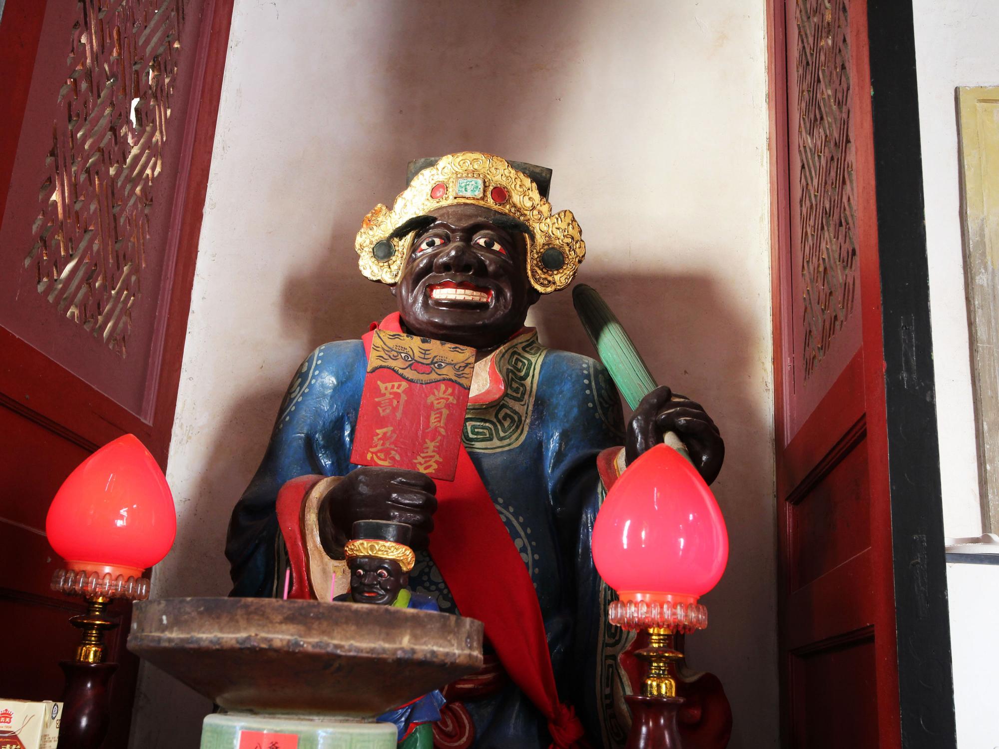 2021文澳城隍廟記錄泥塑七爺及八爺像