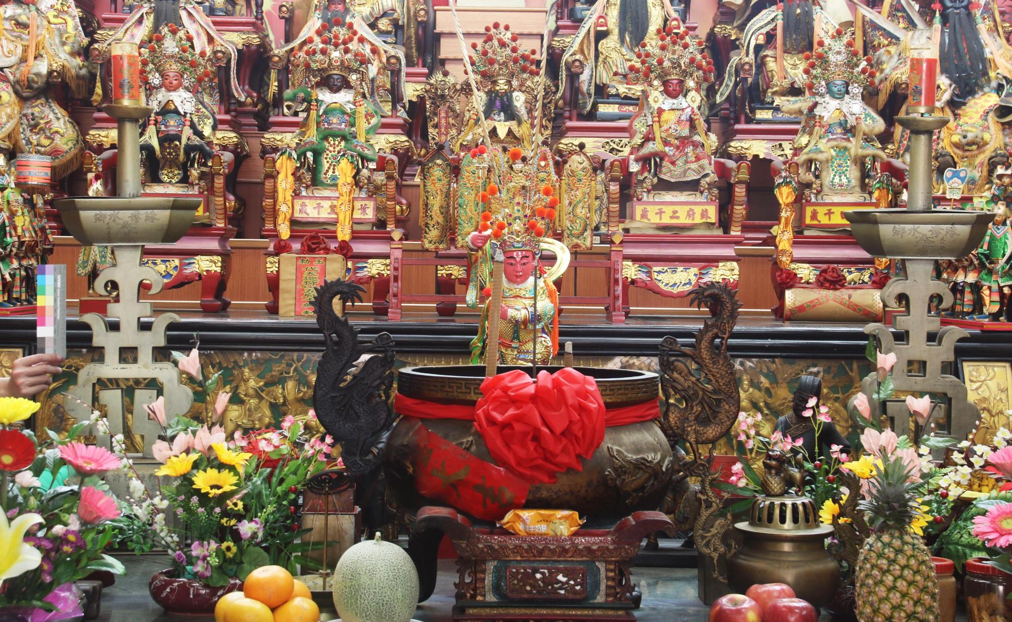 2017山水上帝廟太子爺錫燭台記錄